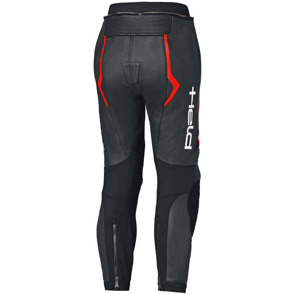 Pantalon moto femme Street Rocket 4 Base noir rouge fluo