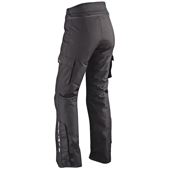 Pantalon moto femme technique en tissu Ixon CORSICA Lady Pant Noir