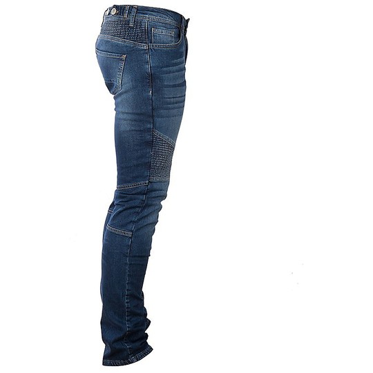 Pantalon Moto Jeans Femme Overlap Imola Smalt