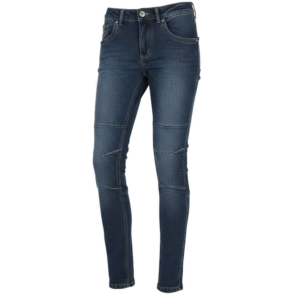 Pantalon Moto Jeans Hevik Model Nashville Lady Blue Denim