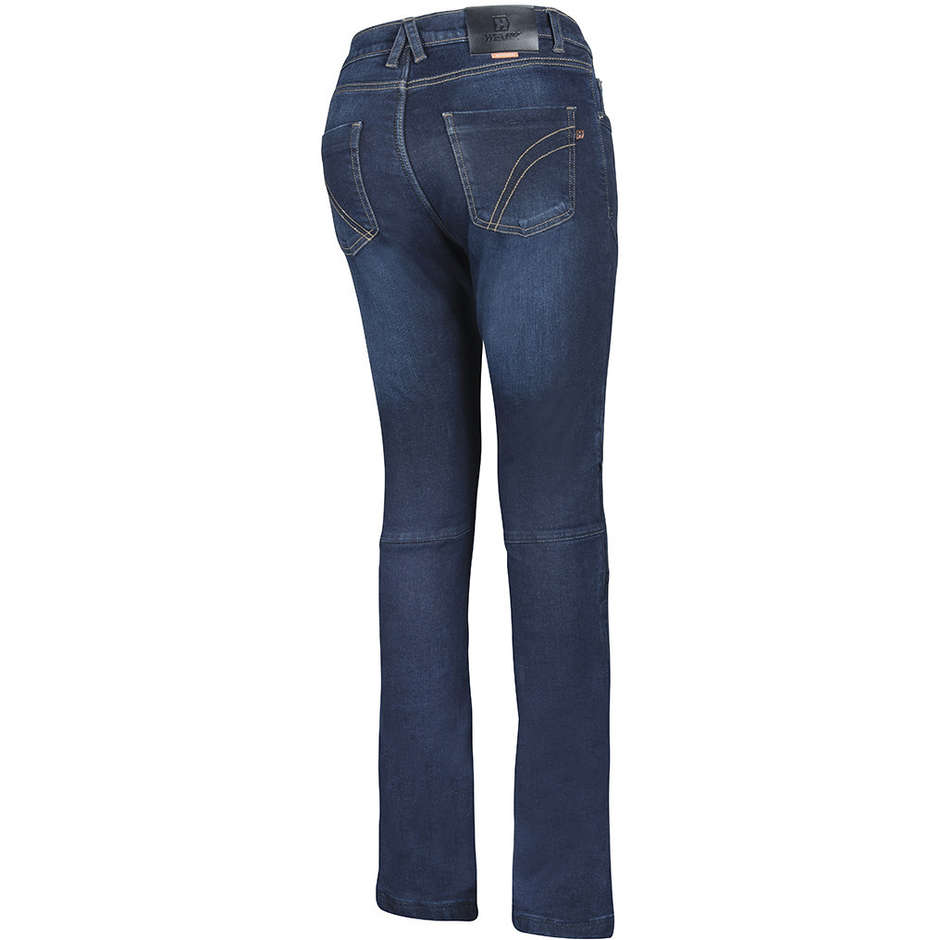 Pantalon moto Jeans Hevik modèle MEMPHIS LADY Blue Denim