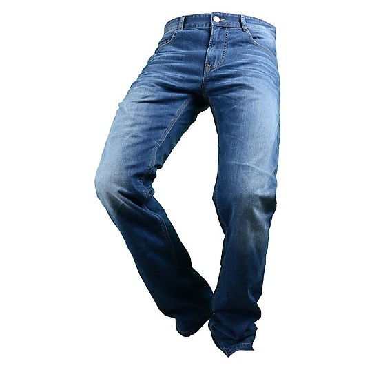 Pantalon moto Jeans Overlap Street Smalt