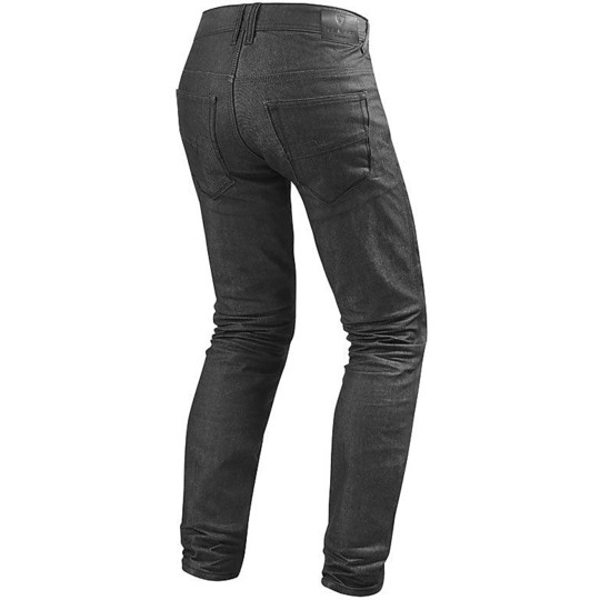 Pantalon Moto Jeans Rev'it Lombard 2 Gris Foncé L 34