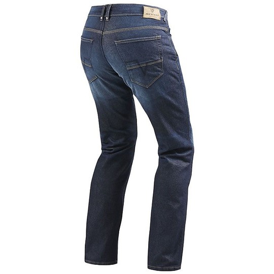 Pantalon Moto Jeans Rev'it Philly 2 Bleu Foncé L34