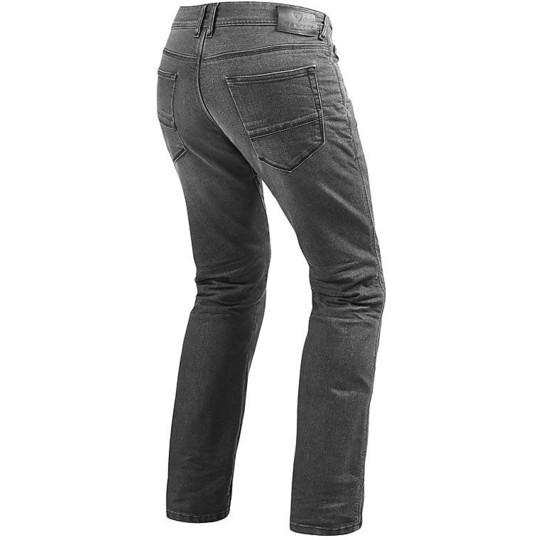Pantalon Moto Jeans Rev'it Philly 2 Gris Foncé L32