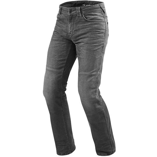 Pantalon Moto Jeans Rev'it Philly 2 Gris Foncé L36