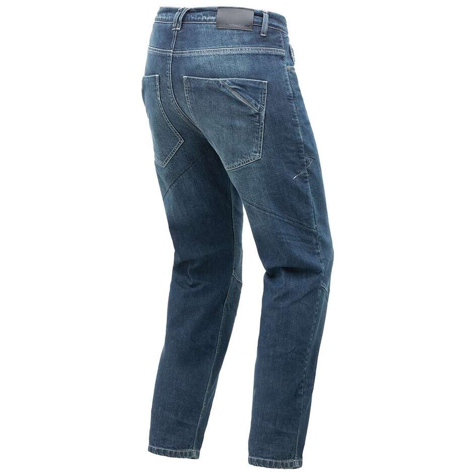 Pantalon Moto Jeans Tucano Urbano QUARTO Bleu