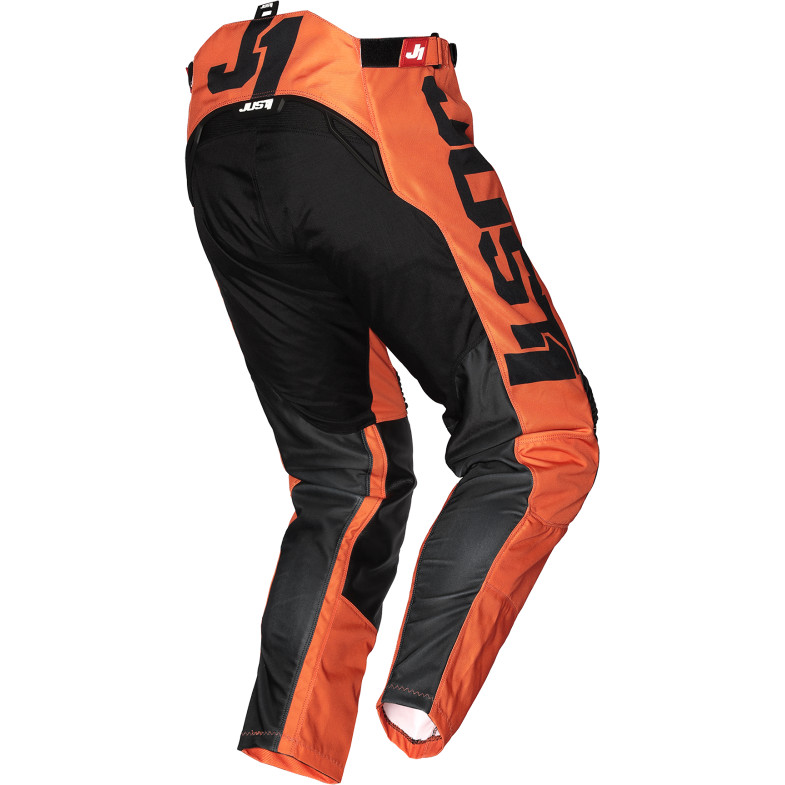 Pantalon moto Just1 J-FORCE Terra Cross Enduro orange noir