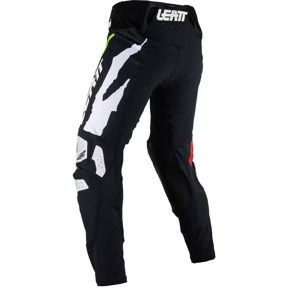 Pantalon Moto Leatt 5.5 IKS Cross Enduro Noir Blanc Bleu Vert Rouge