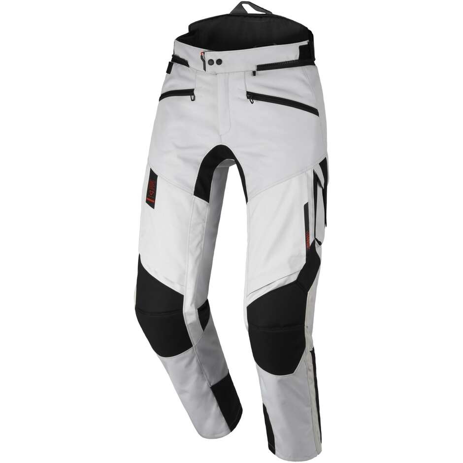 Pantalon moto Macna Novado 2.0 gris clair noir