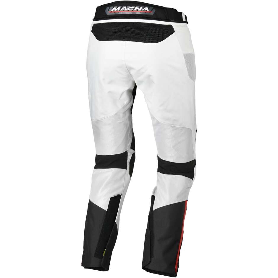 Pantalon moto Macna Synchrone Light gris noir bleu - étiré