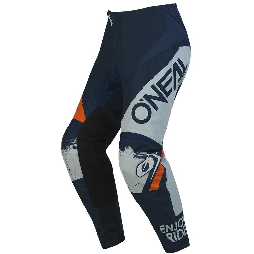 Pantalon Moto Oneal Cross Enduro ELEMENT Pantalon SHOCKER V.23 Bleu Orange