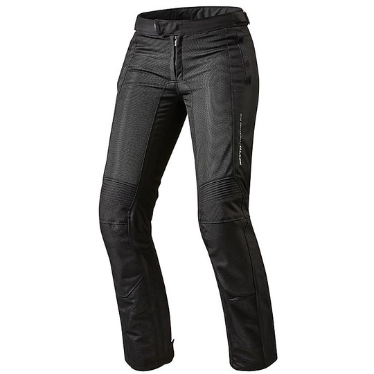 Pantalon moto pour femme en tissu Rev'it Airwave 2 Lady Standard Noir