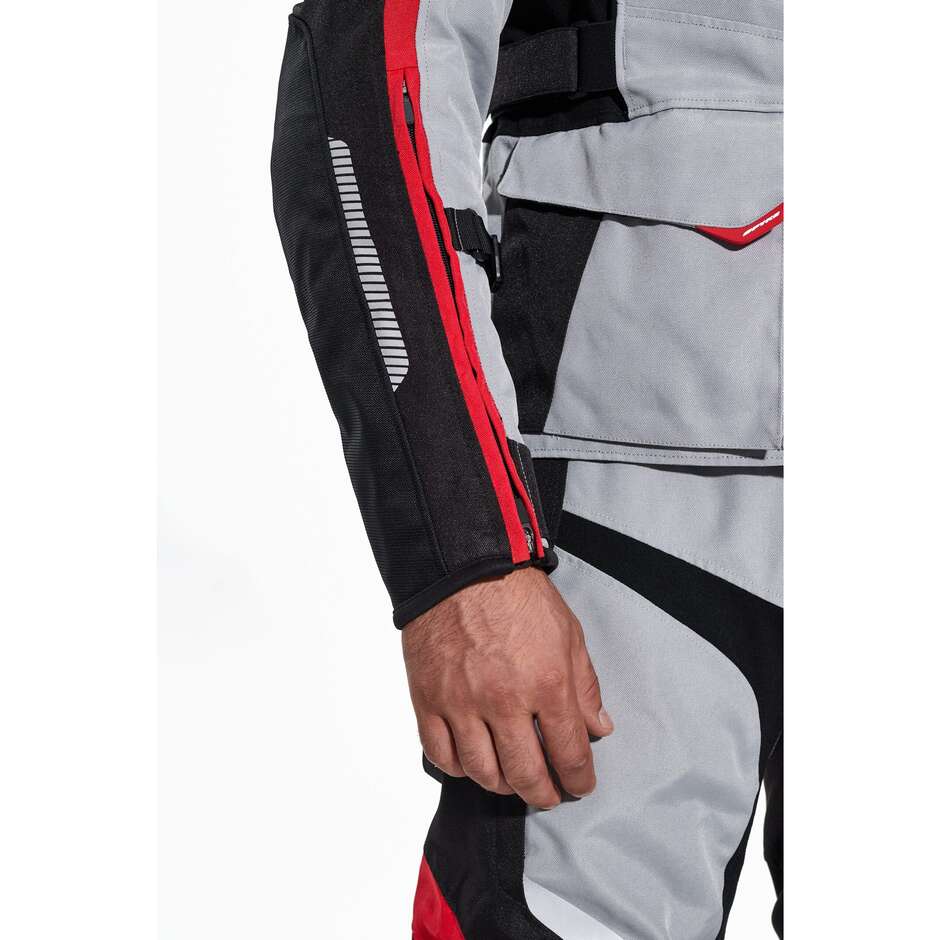 Pantalon moto technique Spyke Compass Dry Tecno noir jaune gris rouge