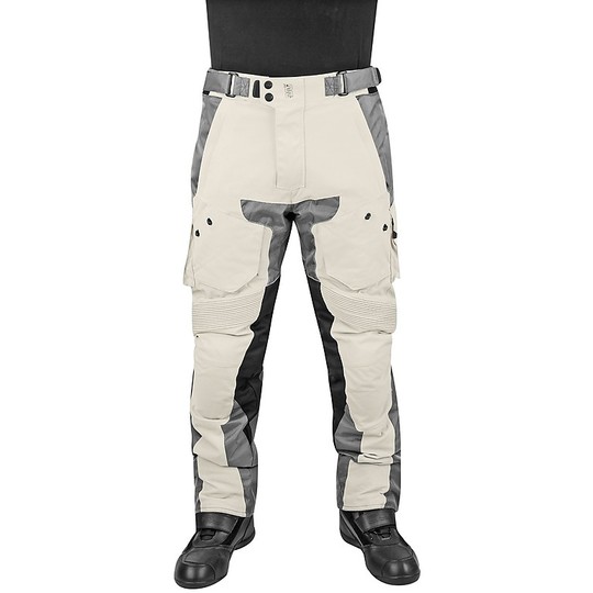 Pantalon moto tissu 4 saisons étanche OJ sable noir