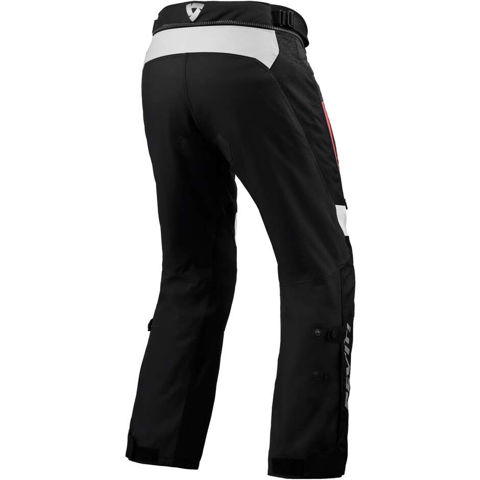 Pantalon Moto Tissu Rev'it Horizon 3 H2O Noir Rouge - STANDARD