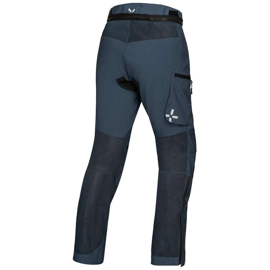 Pantalon moto été Ixs Tourster-BigAir 1.0 bleu