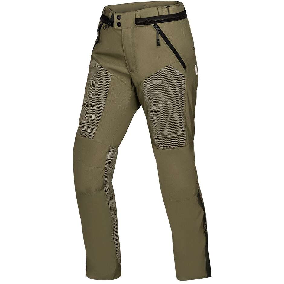 Pantalon moto été Ixs Tourster-BigAir 1.0 Olive
