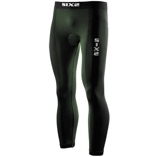 Pantalon technique Intimates Legging Sixs Carbon avec coussin vert foncé