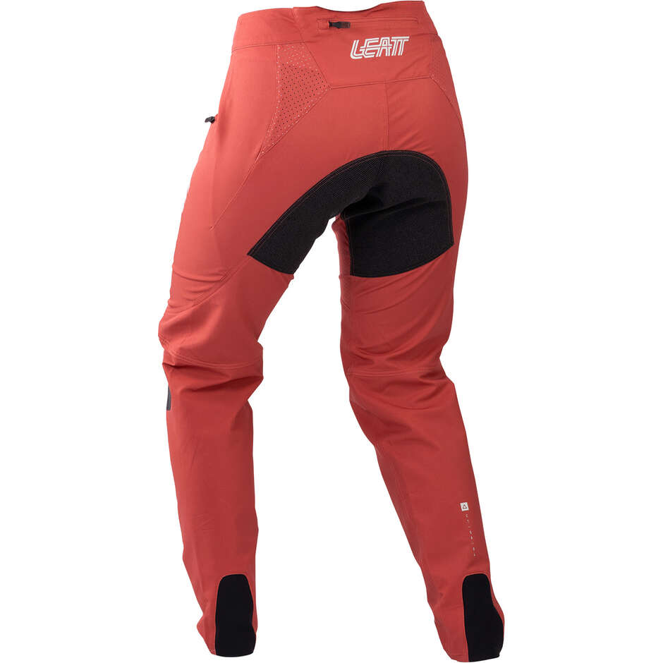 Pantalon VTT Leatt Gravity 3.0 pour femme - Résistant pour l'enduro et le trail, rouge