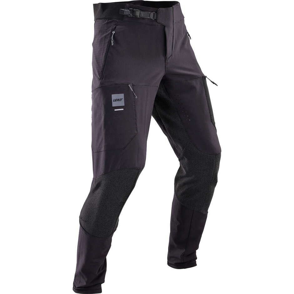 Pantalon VTT Leatt Gravity 4.0 - Léger et respirant pour l'enduro et la descente, noir
