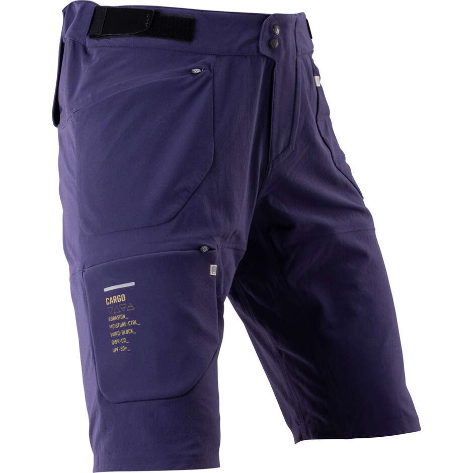 Pantaloncini Leatt Mtb Trail 6.0 Cargo Blu