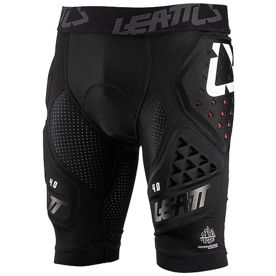 Pantaloncini Moto Protettivi Leatt Impact Shorts 3DF 4.0 Nero