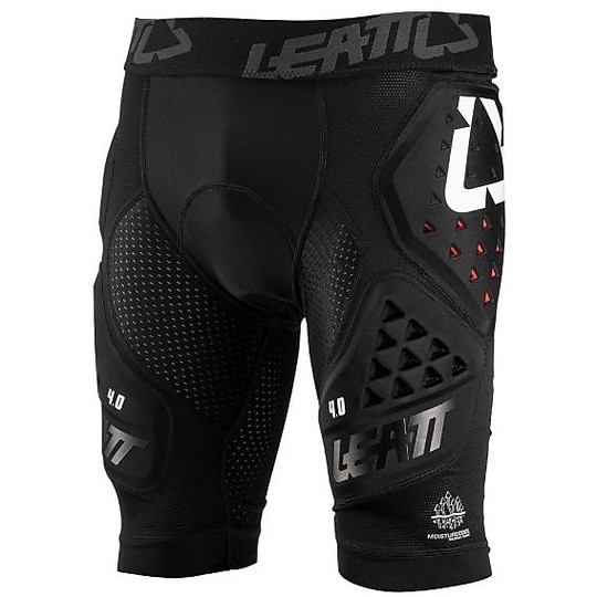 Pantaloncini Moto Protettivi Leatt Impact Shorts 3DF 4.0 Nero
