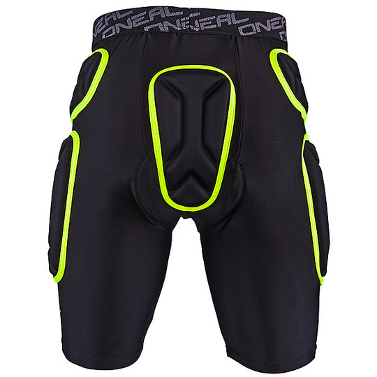 Pantaloncini Moto Protettivi Oneal Trail Short Lime Black