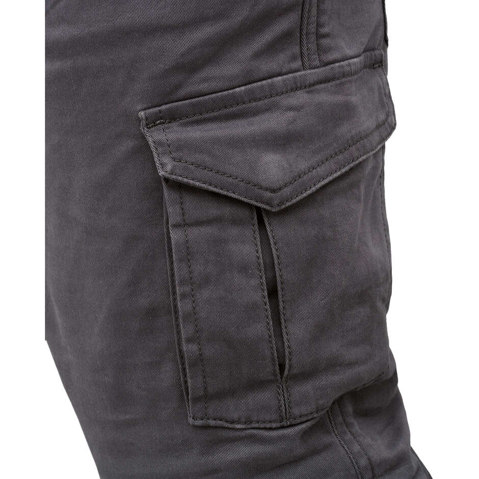 Pantalone Cargo Moto Tucano Urbano 8257MF469 MOLO Grigio Suro