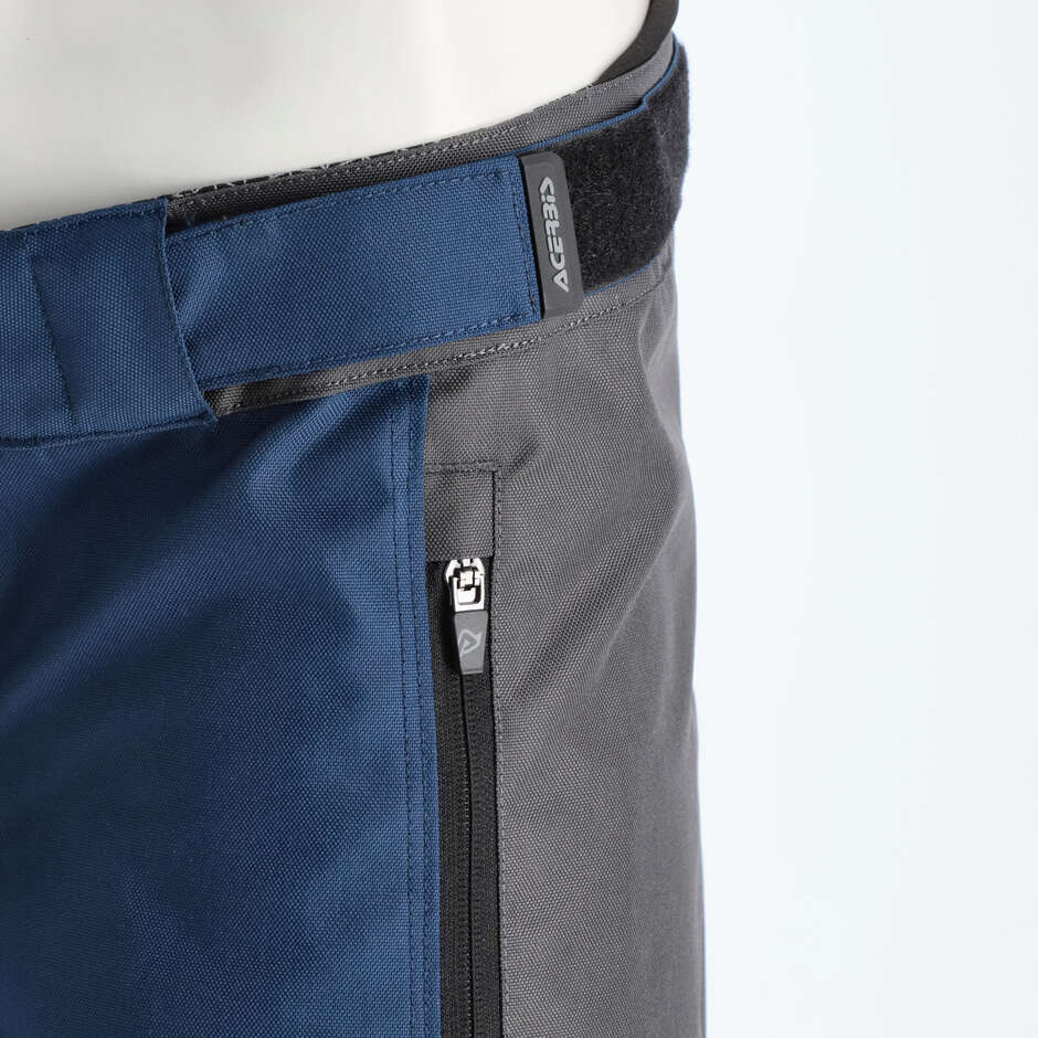 Pantalone Enduro Acerbis ONE BAGGY Blu Grigio