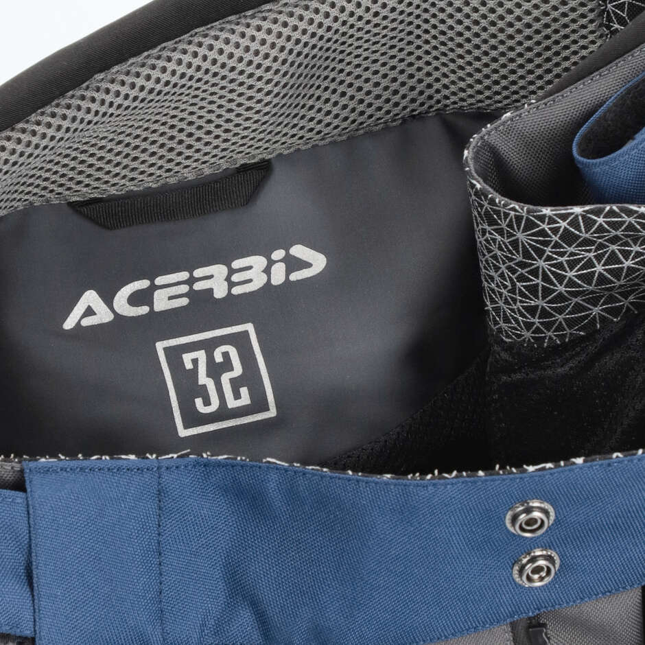 Pantalone Enduro Acerbis ONE BAGGY Blu Grigio