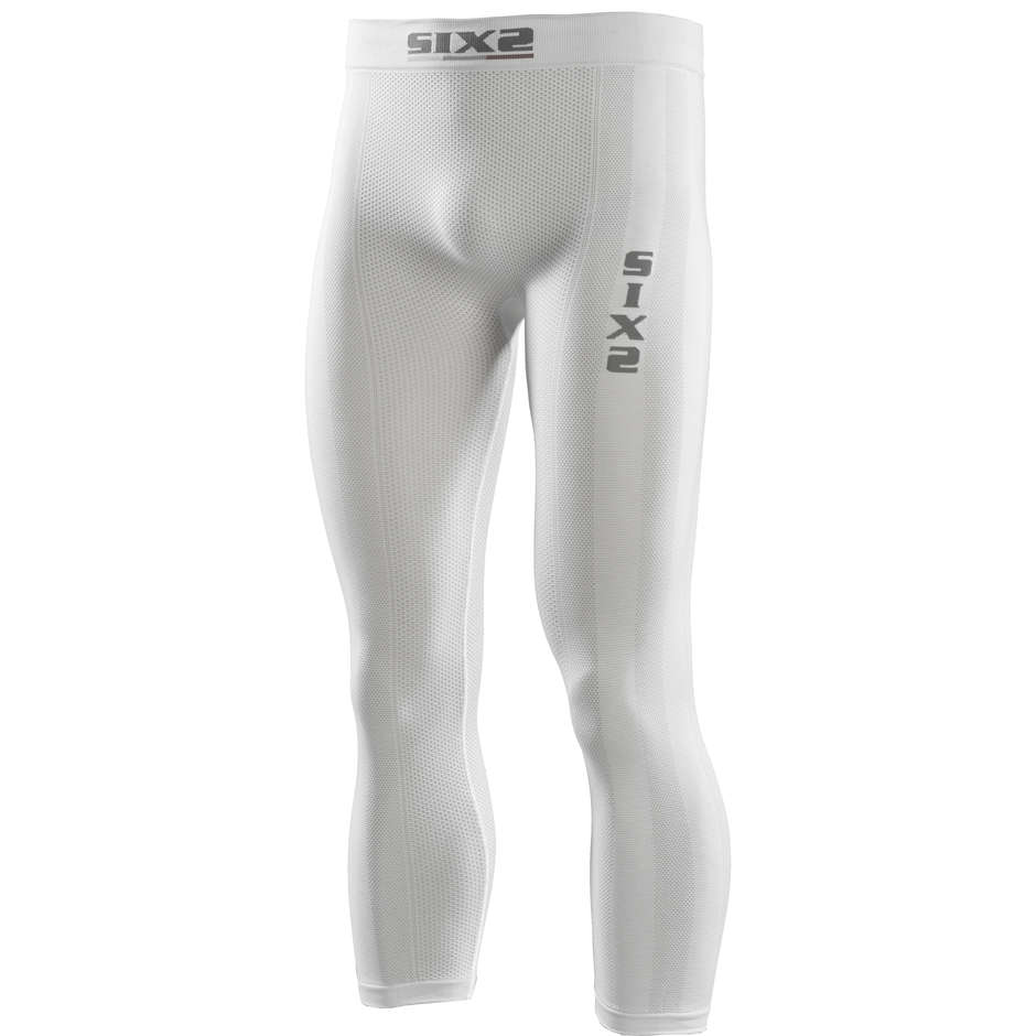 Pantalone Intimo Tecnico Leggins Sixs PNX Bianco
