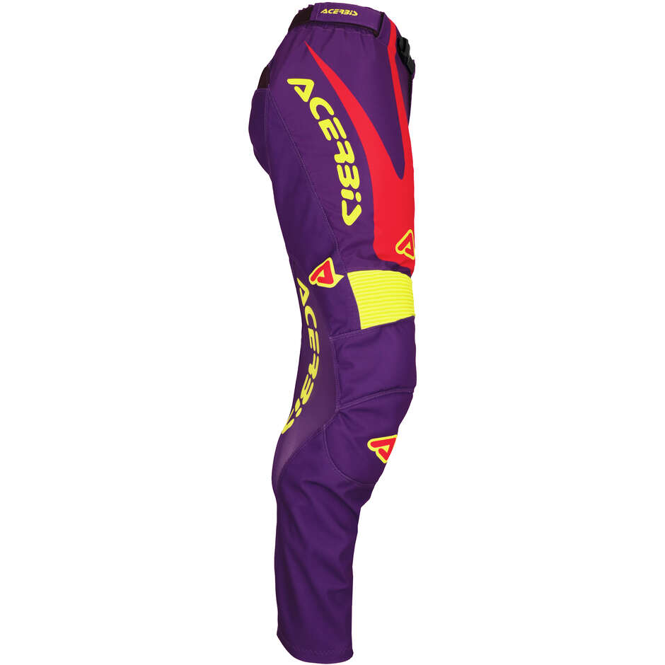 Pantalone Moto Cross Enduro Acerbis MX TRACK ASKAR Viola Rosso
