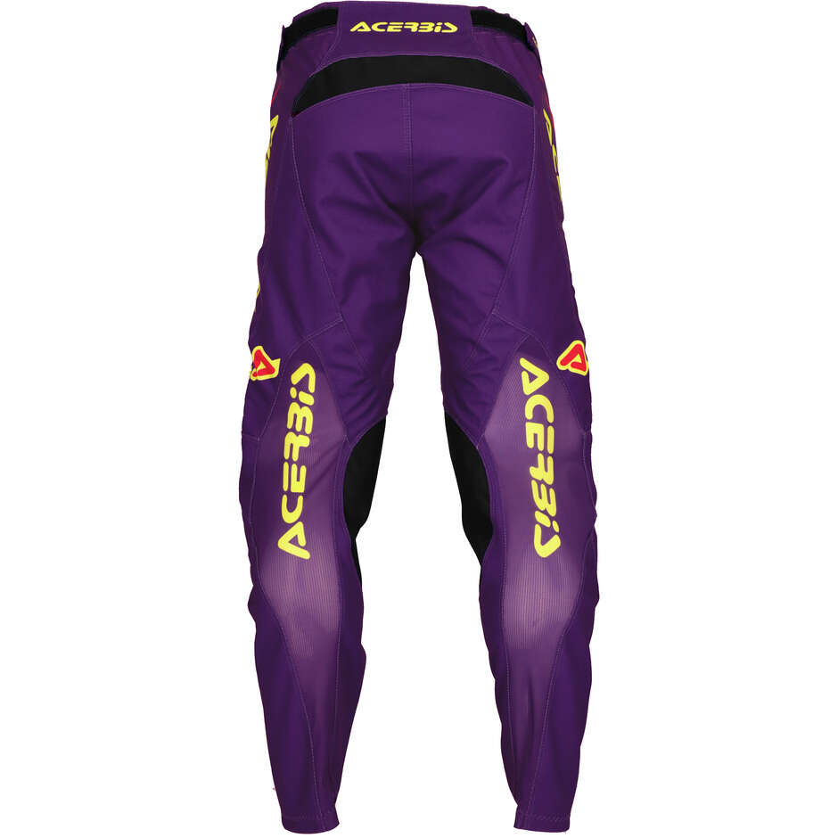 Pantalone Moto Cross Enduro Acerbis MX TRACK ASKAR Viola Rosso