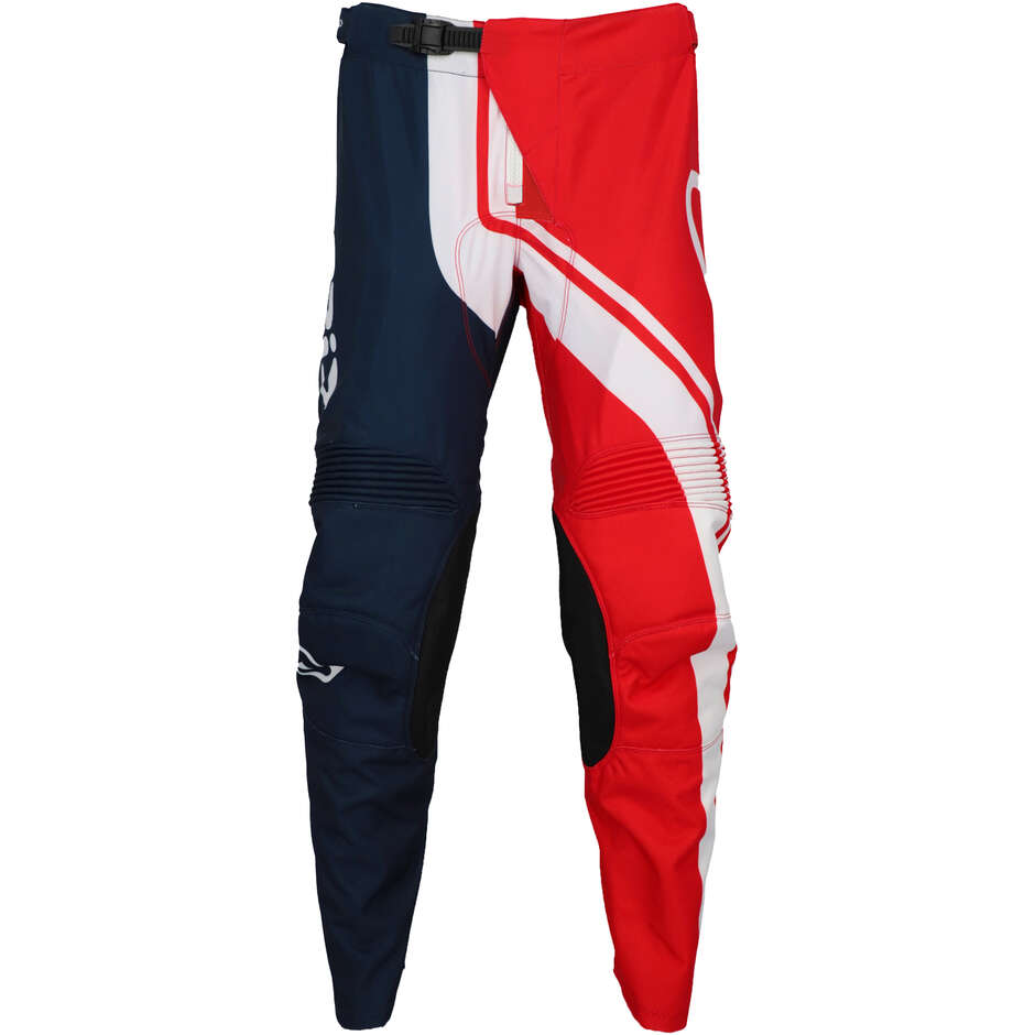 Pantalone Moto Cross Enduro Acerbis MX TRACK CONNECTION Rosso Blu