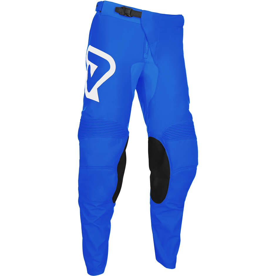 Pantalone Moto Cross Enduro MX TRACK INC. Blu Bianco taglia 32