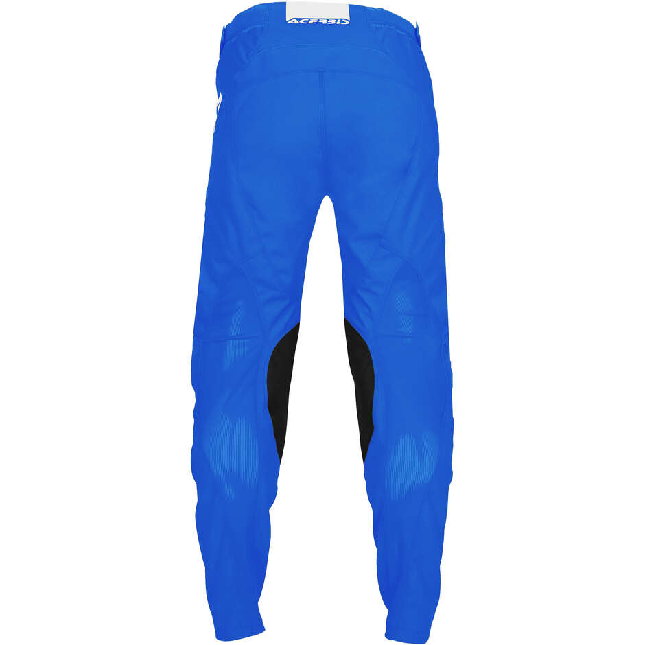 Pantalone Moto Cross Enduro Acerbis MX TRACK INC. Blu Bianco
