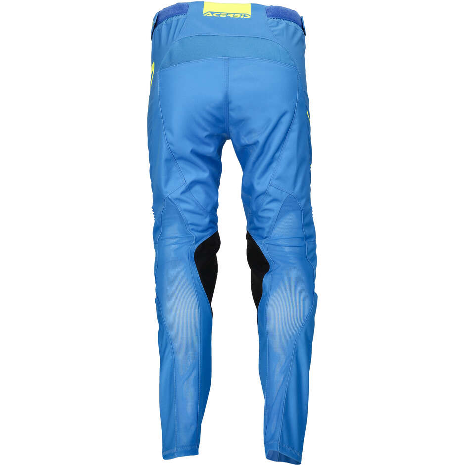 Pantalone Moto Cross Enduro Acerbis MX TRACK INC. Blu Giallo