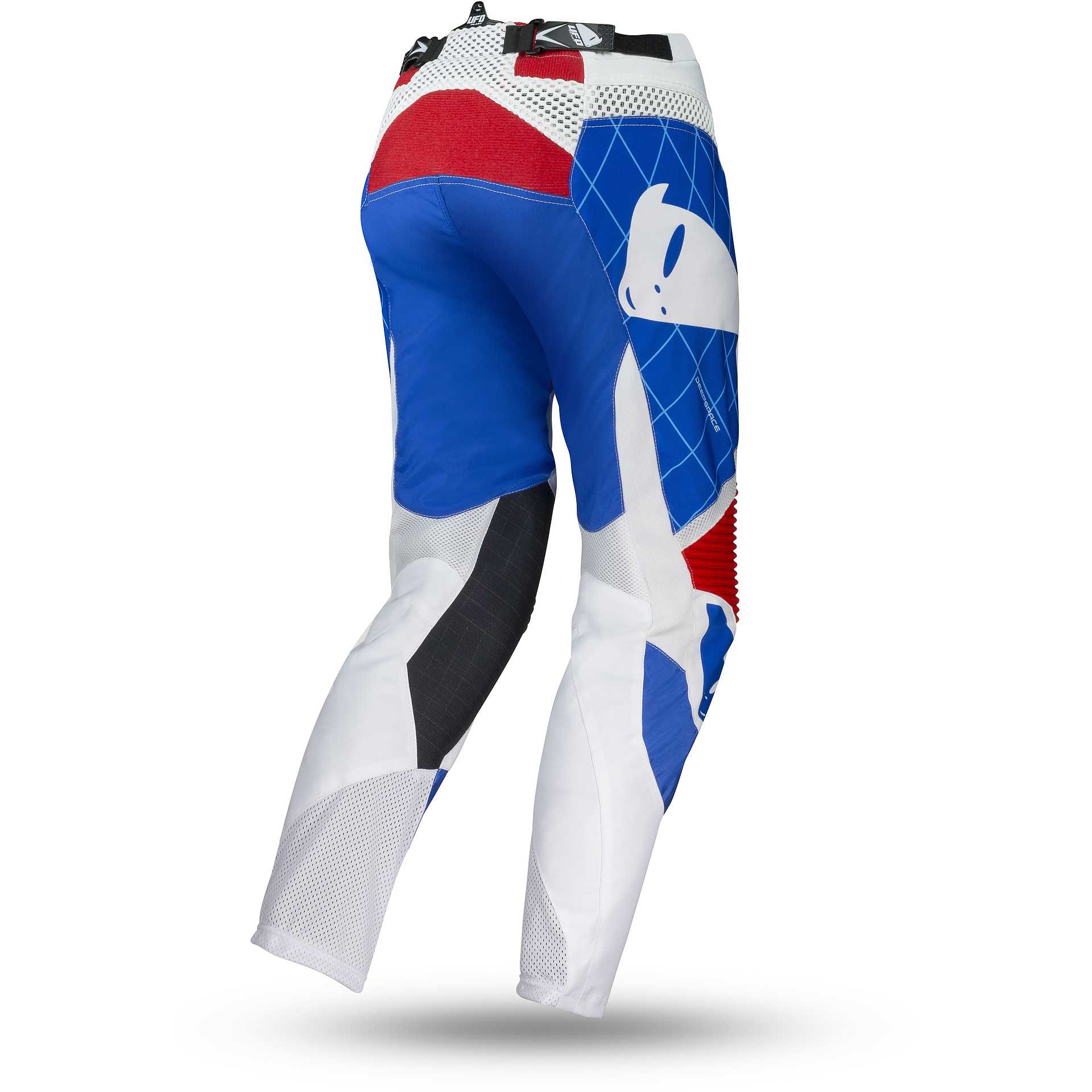 Pantalone Moto Cross Enduro Ufo Modello Deep Space Bianco Blu Vendita  Online 