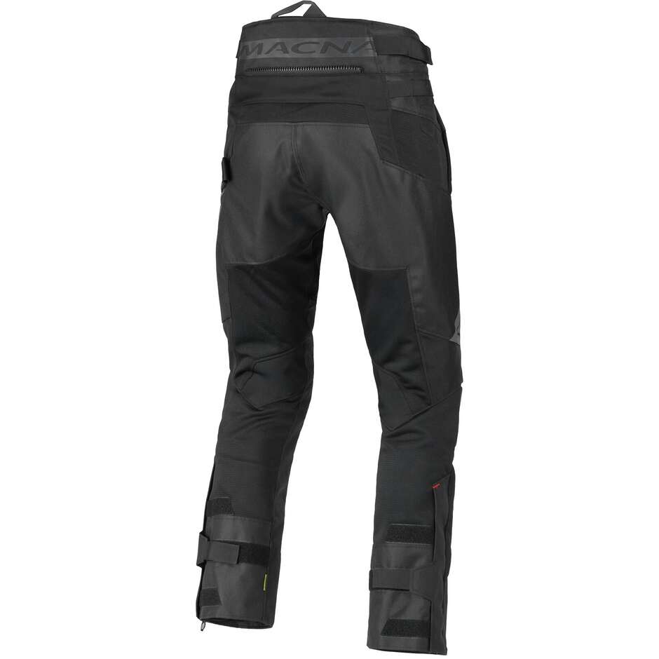 Pantalone Moto Donna Macna Qargon Nero - Accorciato