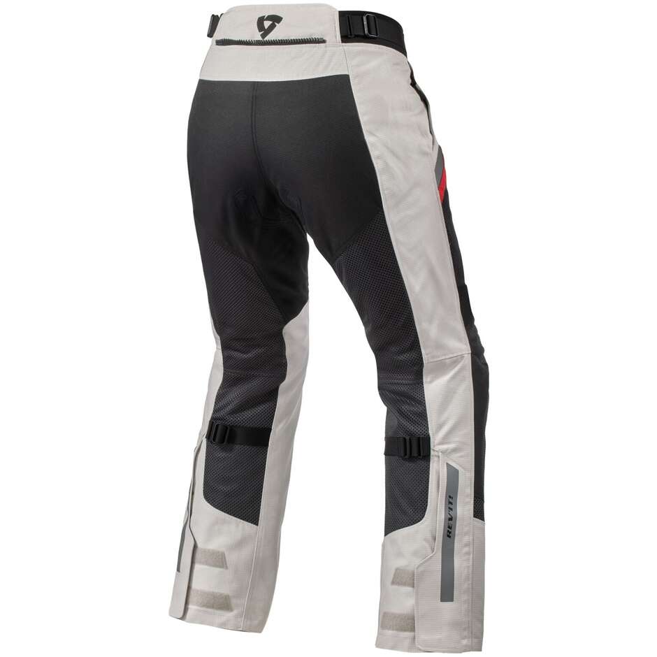 Pantalone Moto Donna  Rev'it TORNADO 4 H2O LADIES Argento Nero Standard