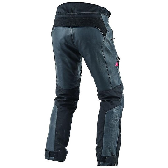 Pantalone Moto In Pelle Dainese Cruiser Pelle D-Dry Nero