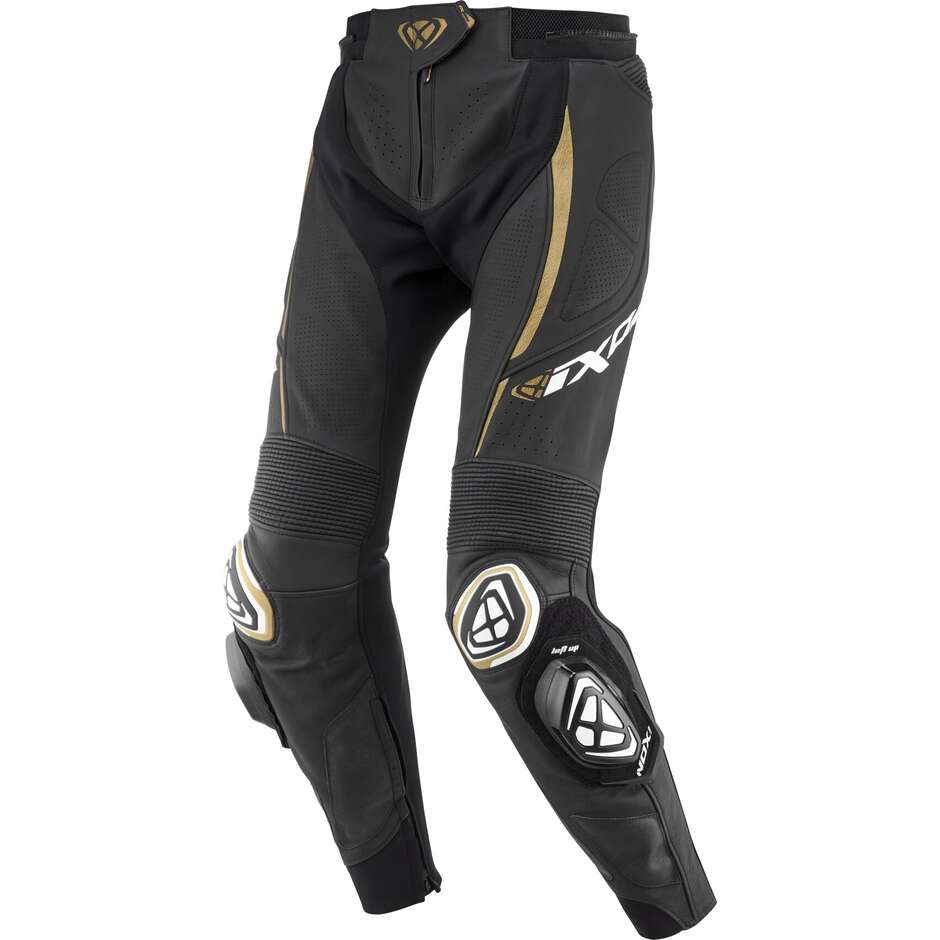Pantalone Moto in Pelle Donna VORTEX 3 PT L Nero Bianco taglia 2X