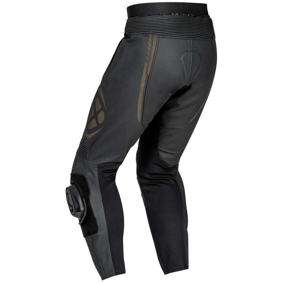 Pantalone Moto In Pelle Ixon VORTEX 2 Nero 