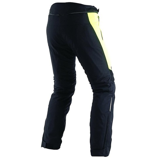 Pantalone Moto In Tessuto Dainese D-Stormer D-Dry Nero Giallo Fluo