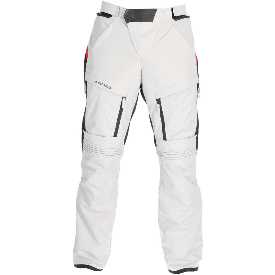 Pantalone Moto Tecnico CE X-ROVER Grigio Rosso taglia M