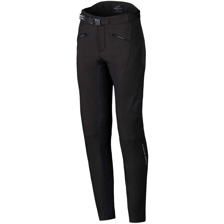 Pantalone Moto Tessuto ALDEN Nero taglia 34