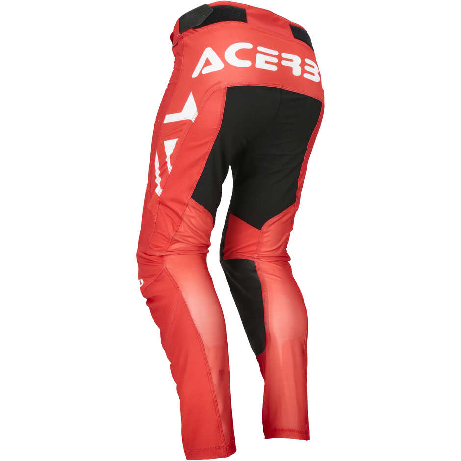 Pantalone Motocross Enduro ACERBIS X-FLEX 2.0 ANAHEIM Rosso Bianco