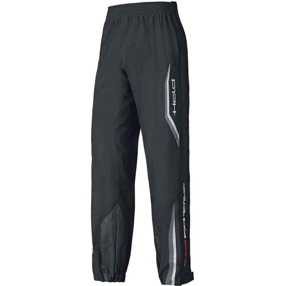 Pantaloni Antipioggia Moto Rainblock Zip Base Nero taglia S